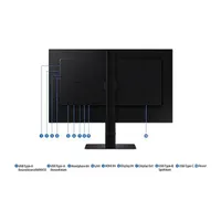 SMG MON LS32D600UAUXEN Samsung 32" IPS 100 Hz 5 ms HDR USB-C HDMI DP LAN fekete #9