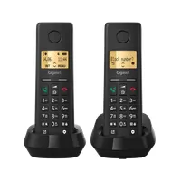 GIGASET L36852-H3106-S201 Pure 200 Duo DECT 2 kézibeszélő fekete #3