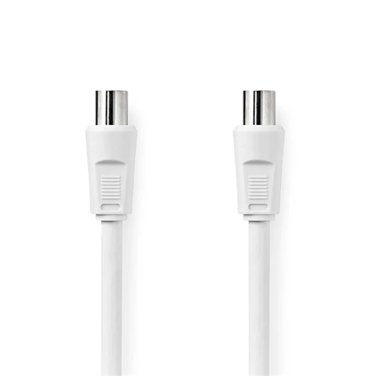 NEDIS CSGL40000WT15 koaxiális kábel 75 Ohm 4x árnyékolt 120 dB ferriteszűrővel nikkelezett érintkezők öntött dugók #1