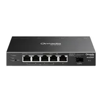 TP-LINK SG2206MP switch 5x Gigabit RJ-45, 4x PoE, 1x SFP, 12 Gbps, MAC-címtábla 8000
