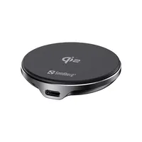 SANDBERG 441-61 Mágneses töltő Qi2 MagSafe 15W USB-C bemenet 5V3A 9V2.22A alumínium #1