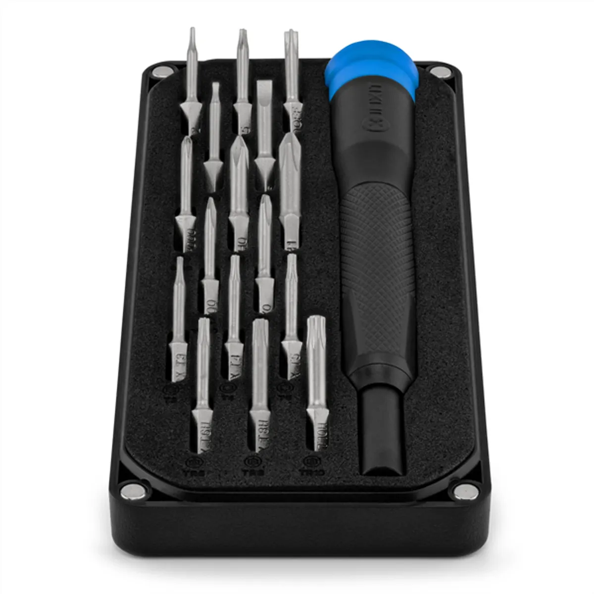 iFixit EU145474-1 Minnow precíziós bitkészlet 16 db, 4 mm-es hex nyak, mágneses tok, SIM-kioldó tű, S2 acél #3