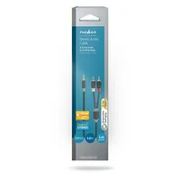 NEDIS CABW22200AT30 sztereó audió kábel 3,0 m 3,5 mm férfi 2x RCA aranyozott árnyékolt #3