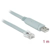 Delock 63911 USB 2.0 Type-A soros RS-232 RJ45 adapter 1 m #1
