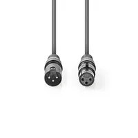 NEDIS COTG15010GY200 egyensúlyozott XLR audio kábel 20 m XLR 3 tűs apa - XLR 3 tűs anya sötétszürke