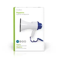 NEDIS MEPH150WT megafon 10 W 250 m sziréna beépített mikrofon felvételi idő 240 s hordsíj #4
