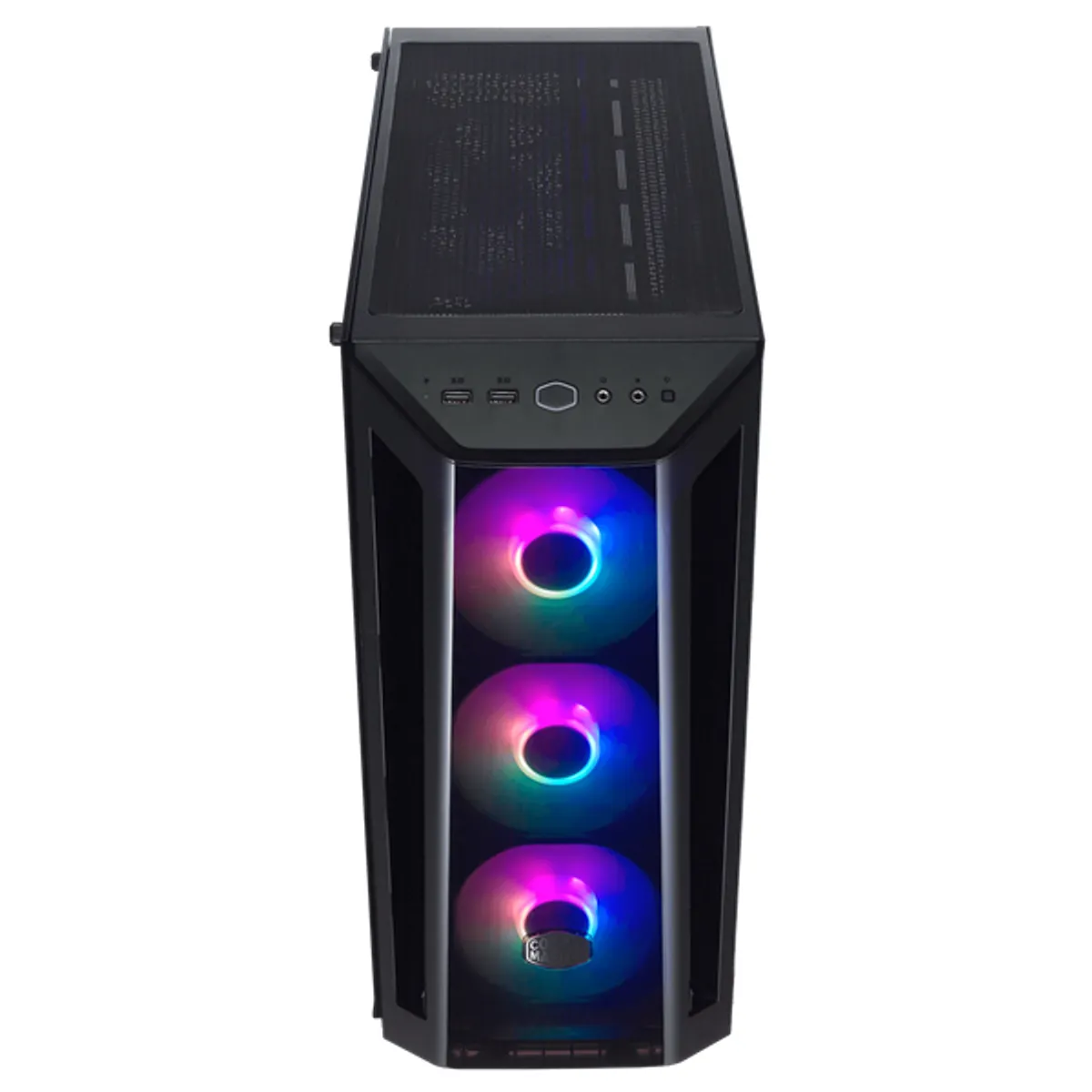 COOLER MASTER MCB-B520-KGNN-RGA MasterBox MB520 ARGB 4db ventillátor üvegfalú tápegység nélkül fekete #3