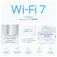 TP-LINK DECO BE65(3-PACK) Deco BE65 háromsávos Wi-Fi 7 6 GHz mesh rendszer 4x 2,5 Gbps Ethernet port egységenként #4
