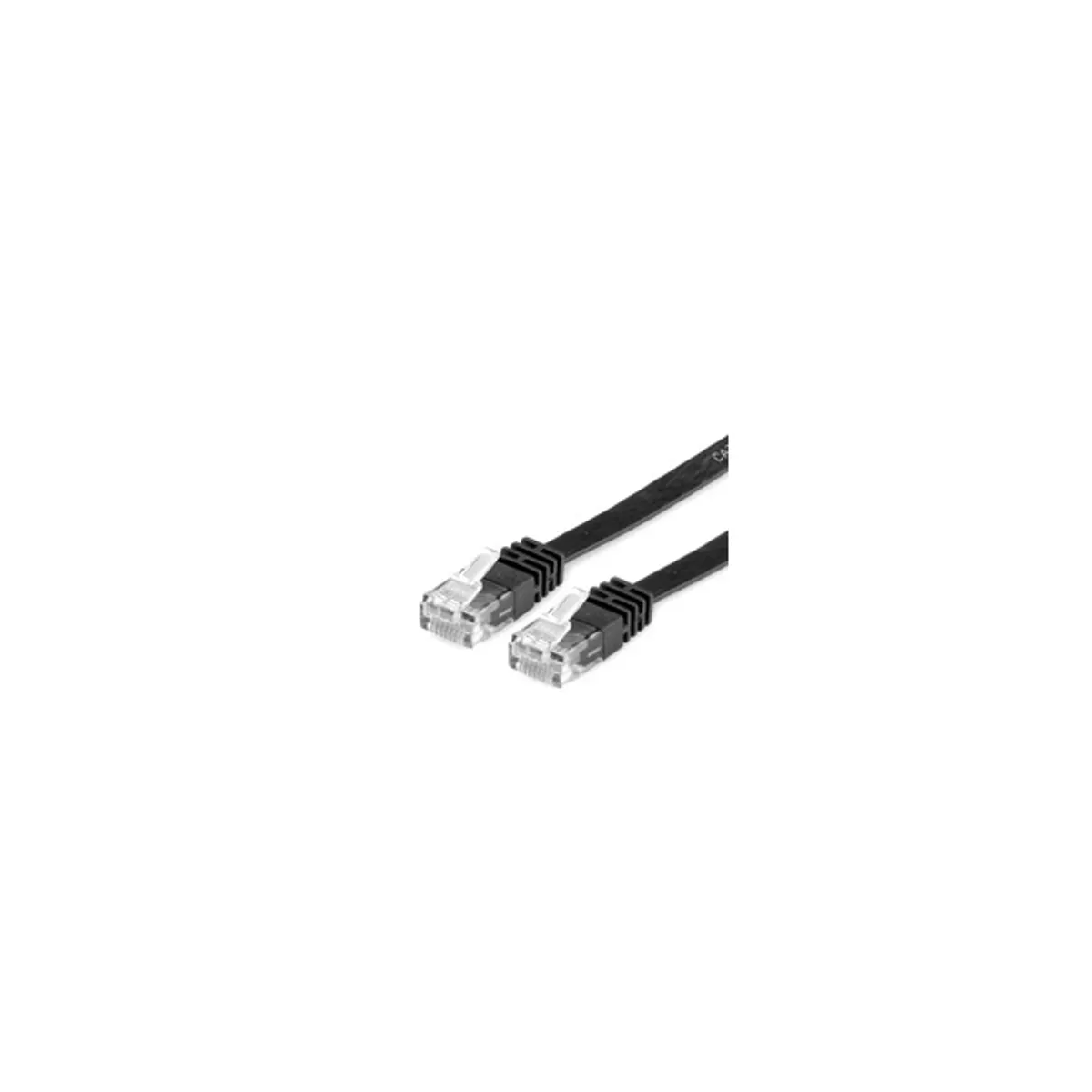 ROLINE 21.99.0965 VALUE UTP CAT6 lapos kivitel fekete 5m RJ45 RJ45 patch #1