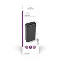 Nedis UPBKPD20000BK külső akkumulátor 20000mAh PD 2.0 18W USB-C USB-A #5