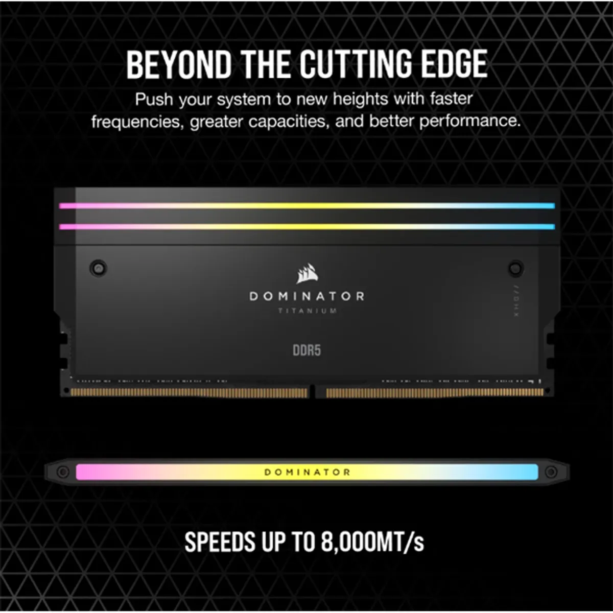 Corsair CMP32GX5M2B6400C32 Dominator Titanium RGB DDR5 32GB 2x16GB 6400MHz fekete #2