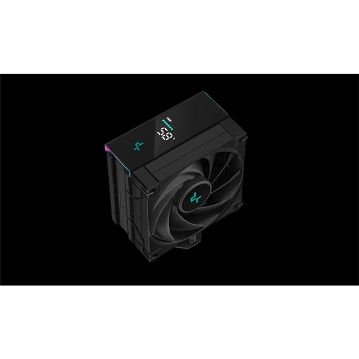 DeepCool R-AK400-BKADMN-G AK400 Digital univerzális CPU hűtő 120 mm PWM 1850 rpm 68.99 CFM LED RGB 4x6 mm heatpipes #1