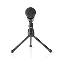 NEDIS MICTJ100BK asztali mikrofon USB-tápellátás 3,5 mm csatlakozás mindenirányú frekvencia 50 Hz-16 kHz impedancia 2200 ohm fekete #4