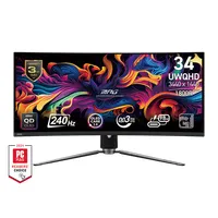 MSI DT 9S6-3DD04T-013 OLED 34\" monitor 3440x1440 21:9 240 Hz 0,03 ms HDMI 2.1 DP USB-C PD 15W VESA 100x100 #1