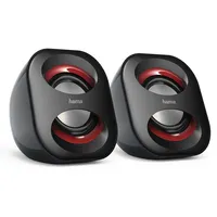 HAMA 00173131 Sonic mobil 183 USB tápellátás, 3 W RMS, 4 ohm, 120-20000 Hz, 3,5 mm jack, fekete