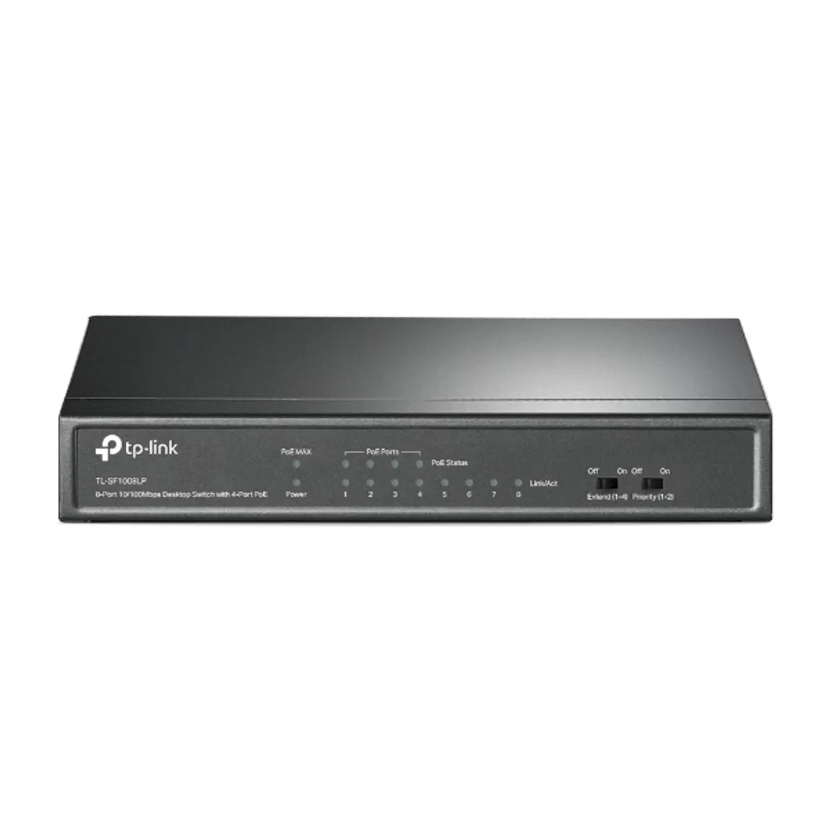 TP-LINK TL-SF1008LP 8-portos 10/100 Mbps PoE asztali switch 4 PoE porttal #1