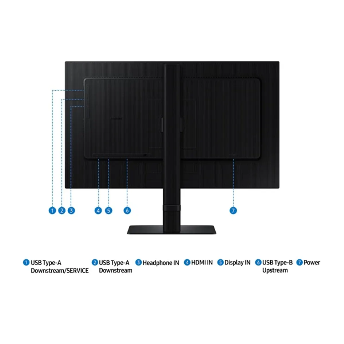 SMG MON LS32D600EAUXEN 32" IPS 100 Hz 16:9 HDR 350 lumen 100x100 VESA HDMI DP USB #9