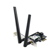 ASUS PER PCE-BE6500 PCIe vezeték nélküli adapter 2,4 5 6 GHz 802.11be 6500 Mbit