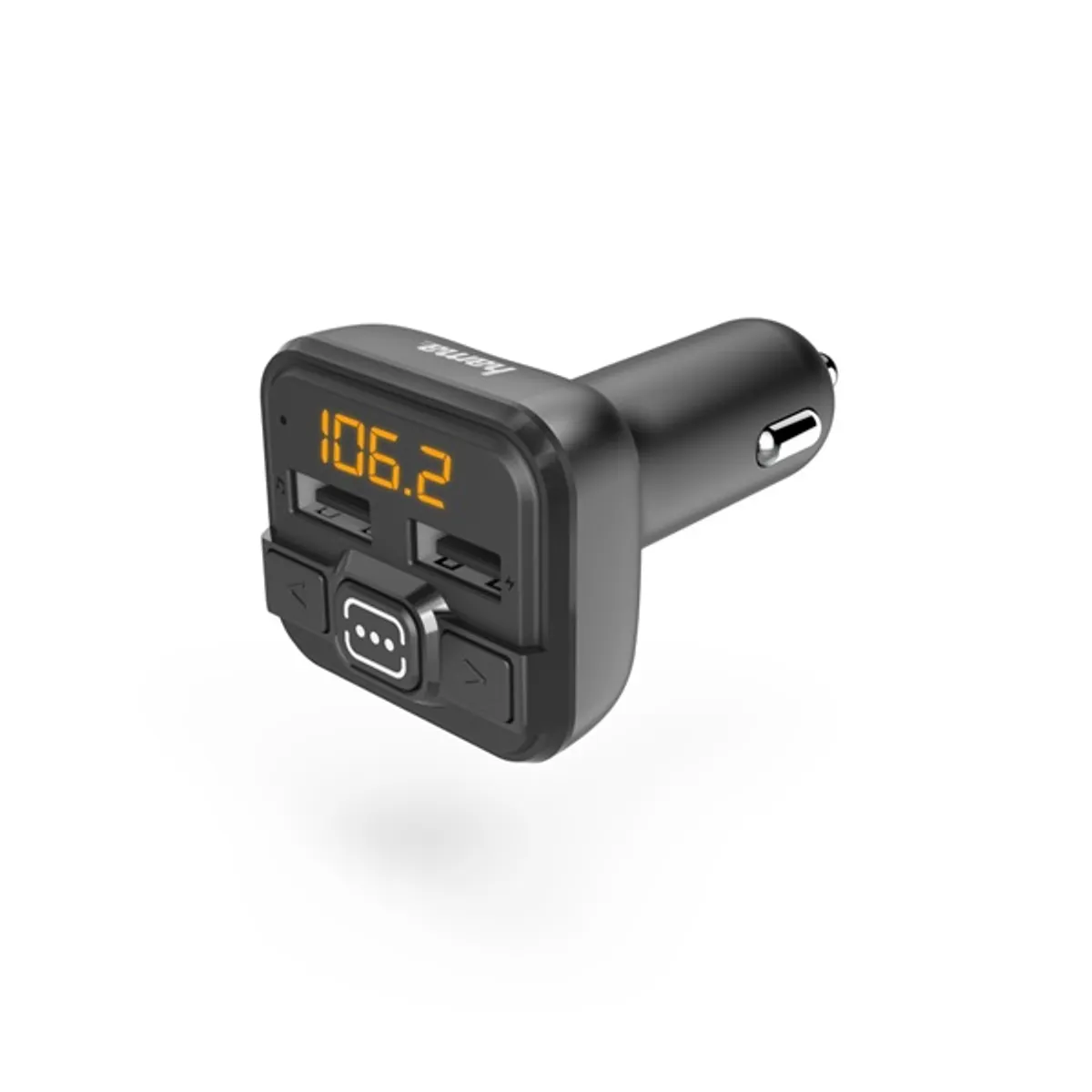 HAMA 00014163 FM transzmitter USB AUX töltés 1A 87,6-107,9 MHz #1