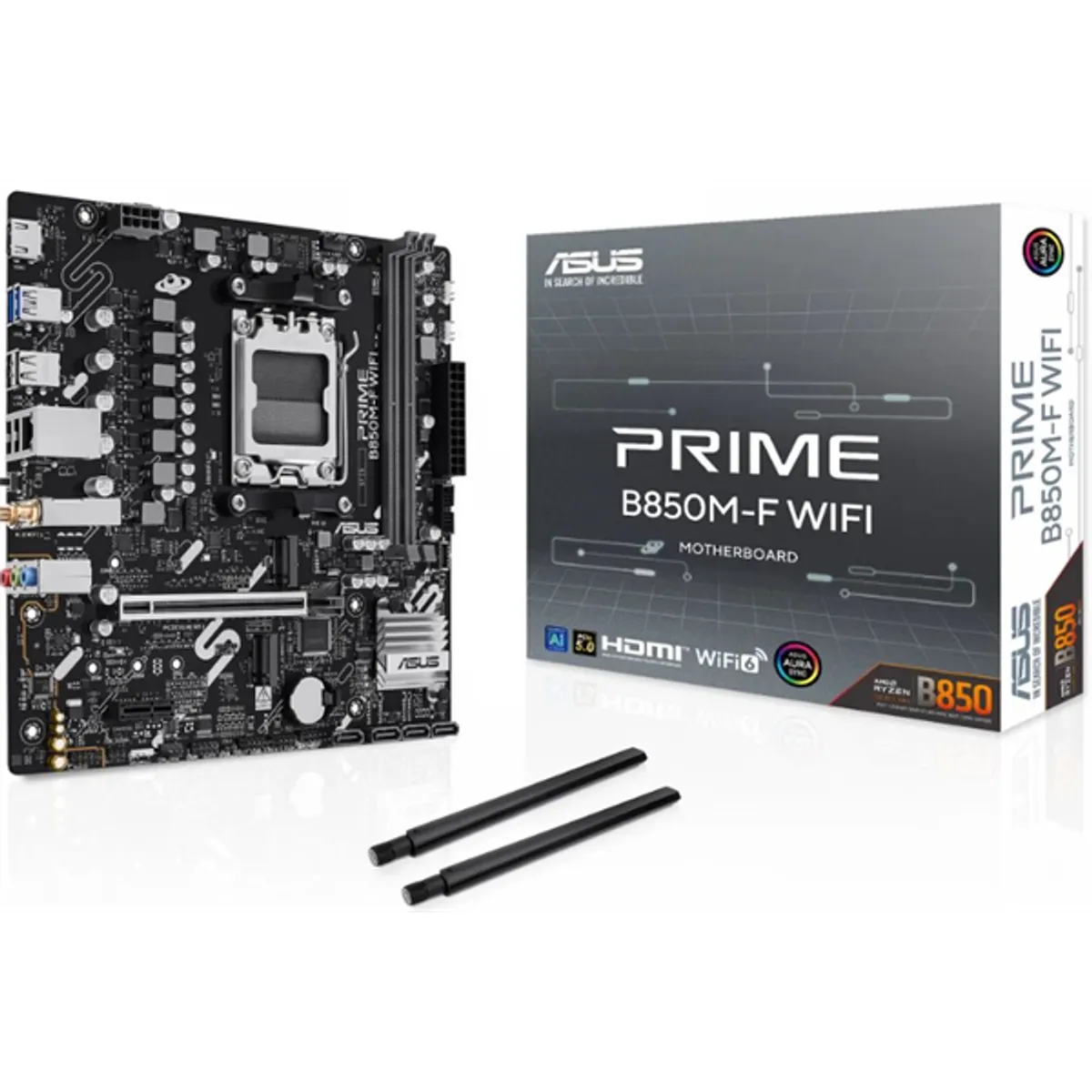 Asus PCC PRIME B850M-F WIFI DDR5 5200MHz 128 GB AM5 mATX HDMI M.2 4x SATA PCIe x16 2.5Gb LAN Wi-Fi #1