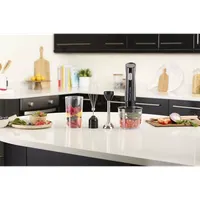 Russell Hobbs 27141-56 3 az 1-ben botmixer matt szénszürke 500 W 2 sebességfokozat turmixszár habverő aprító #4