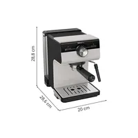 KRUPS XP381B10 karos kávéfőző 15 bar, 2 l víztartály, beépített bojler, gőzölő cső, 2 csésze, elektronikus hőmérséklet-szabályozás #4