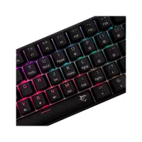 Whiteshark WS GK-004111B/R-US Shinobi-2 61-billentyűs mechanikus hot-swap piros kapcsolók fekete RGB háttérvilágítás USB 2.0 1.8 m angol kiosztás #2