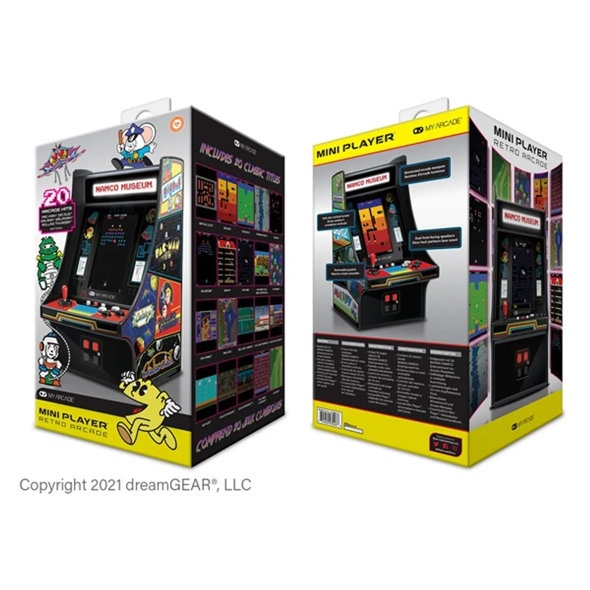 MY ARCADE DGUNL-3226 Namco Museum 20in1 mini lejátszó 10" kijelző #3
