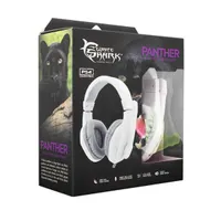 WHITESHARK GHS-1641W PANTHER fejhallgató, vezetékes, 3,5mm, stereo, mikrofon, fehér #5