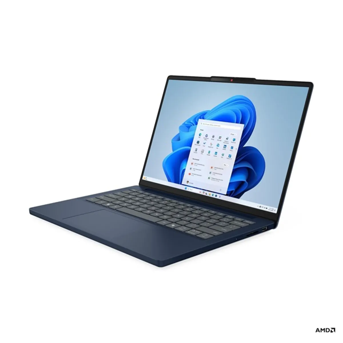 LENOVO-IDEA 83K90021HV Ideapad Slim 3 14" Fényes 1920x1200 Ryzen 7 8840HS 16GB DDR5 SSD 1024GB AMD Radeon 780M DOS Kék USB 3 db #1