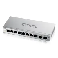 ZYXEL GS1200-10V3-EU0101F GS1200-10V3 8-portos webmenedzselt gigabites switch 2x SFP fémház