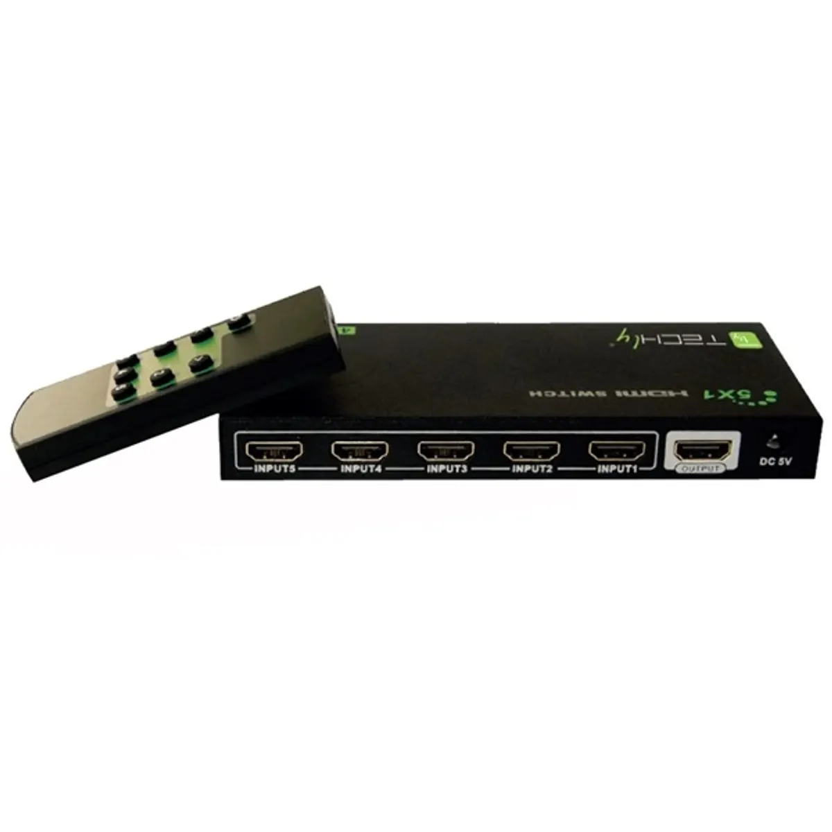 Techly IDATA HDMI-4K51 Fejhallgató-erősítő #1
