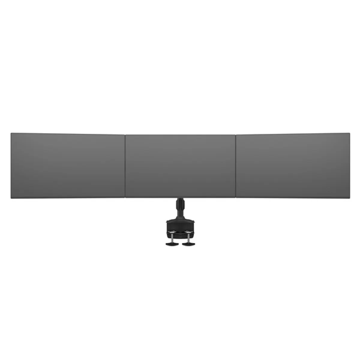 Multibrackets 7350105210372 Asztali konzol 3 képernyőre 15"-24" VESA 75x75, 8 kg képernyőnként, dőlés 20 fok, forgás 90 fok, yaw 10 fok, fekete #8