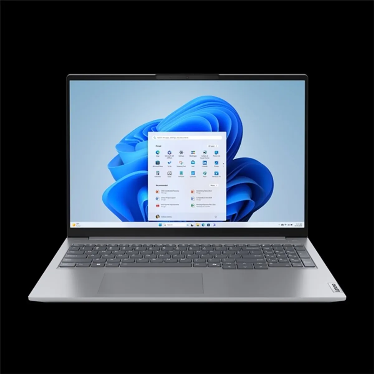 LENOVO-COM 21MW001XHV ThinkBook 16 G7 ARP 16" WUXGA IPS 300nits Ryzen 5 7535HS 16GB DDR5-4800 512GB NVMe SSD Nincs OS Arctic Grey #1