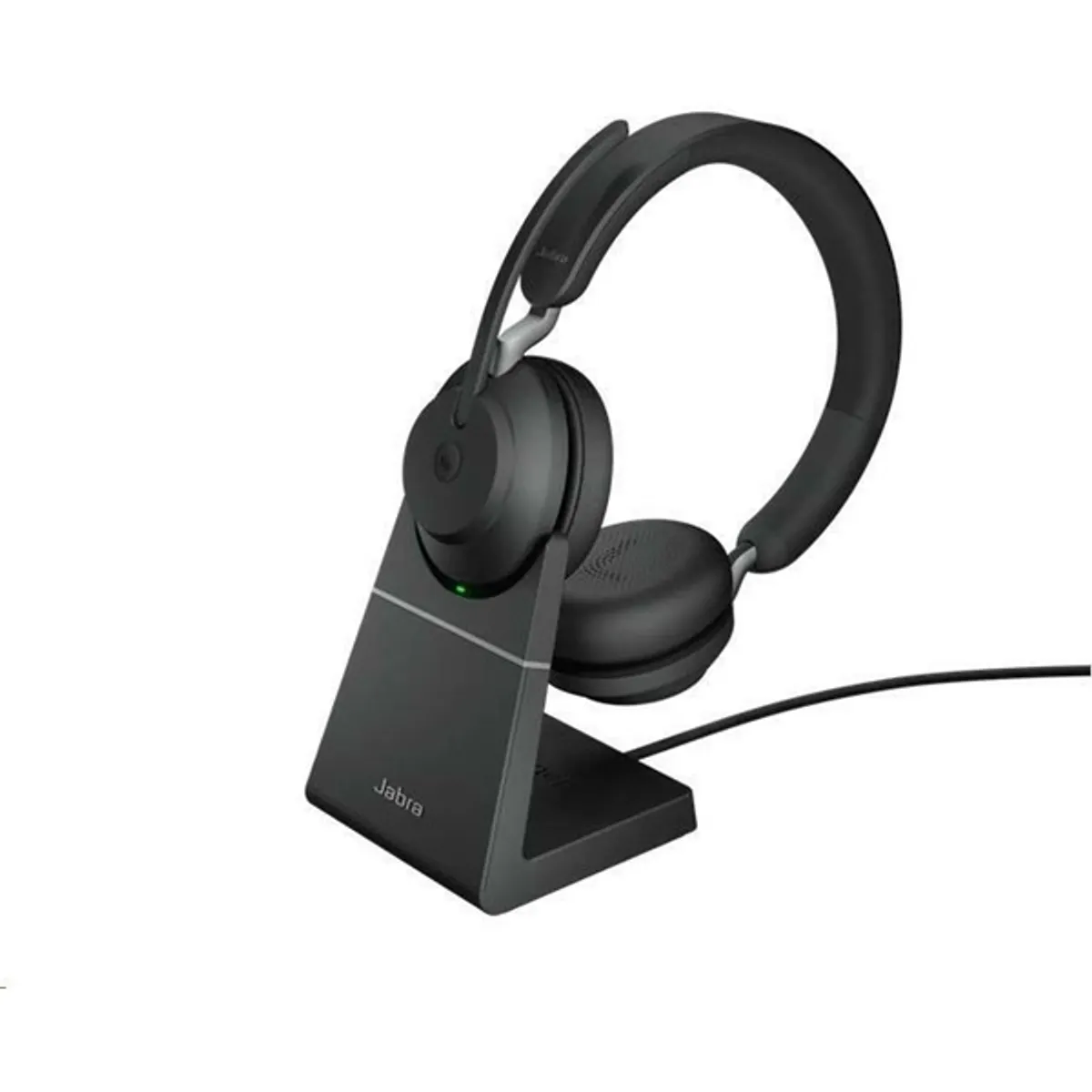 Jabra 26599-999-889 Evolve2 65 MS USB-C fejhallgató sztereó töltőállvánnyal #1