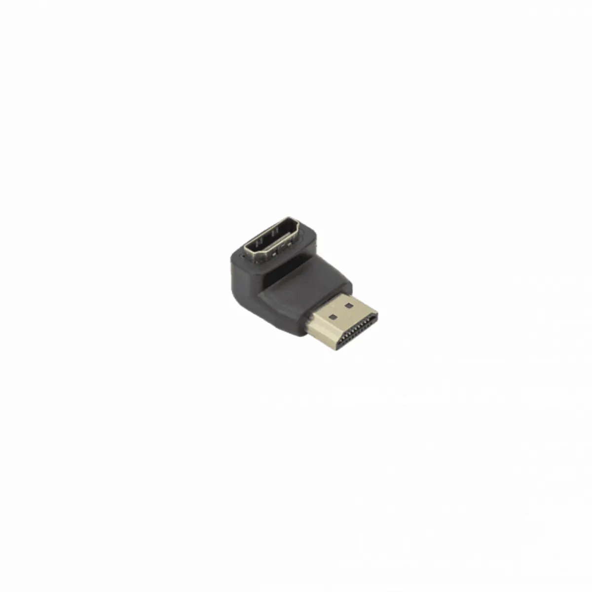 SBOX AD.HDMI-F/M-90/R HDMI 90° adapter 24K aranyozott fekete #1