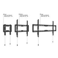 MULTIBRACKETS 7350073731008 M univerzális fix fali konzol fekete 32-65" 400x400 mm 50 kg #9