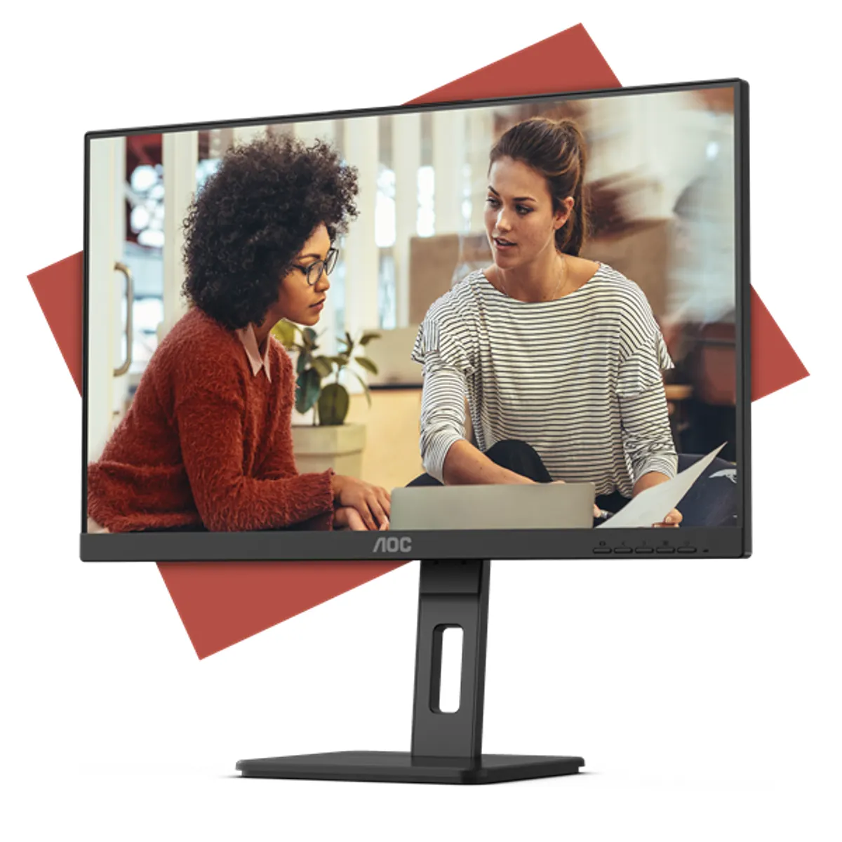 AOC 27E3QAF E3 ips 1920x1080 75 hz 4 ms adaptív szinkron flicker-free kékfény-szűrő beépített hangszórók vesa magasságállítás #2
