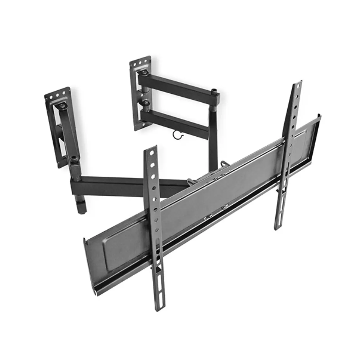 Nedis TVWM5350BK fali TV-tartókonzol 32"-70" forgatható 45 fok dőlés 5-15 fok közötti VESA 100x100 600x400 acél fekete #5