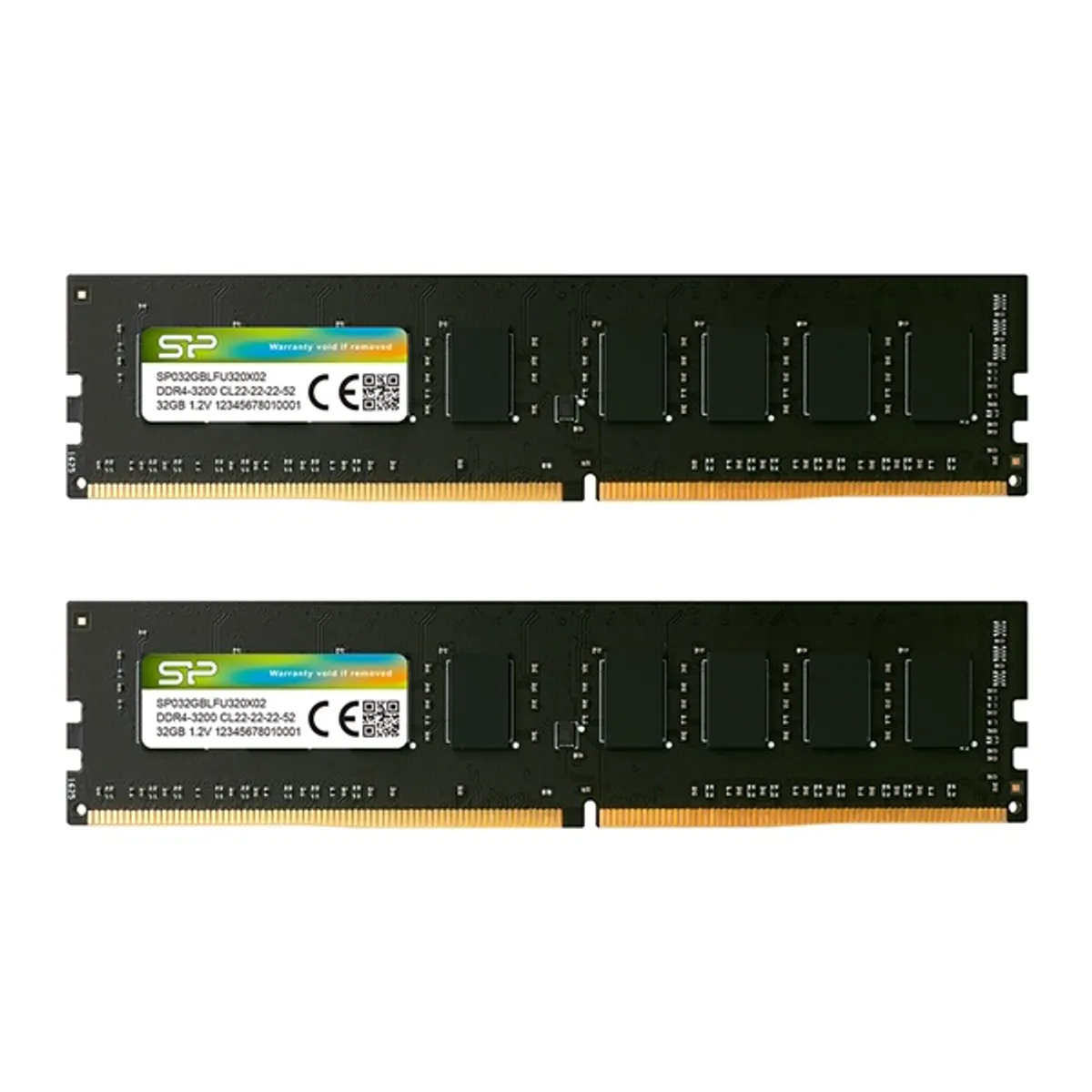 Silicon Power SP016GBLFU320X22 DDR4 memória 16GB 3200MHz CL22 UDIMM 1.2V 2x8GB #1