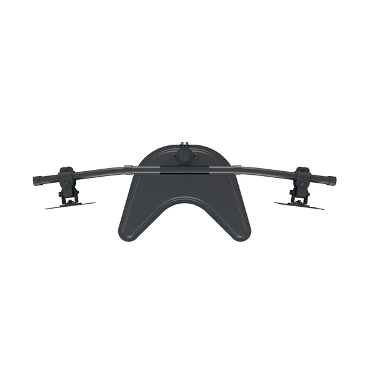 MULTIBRACKETS 7350073733330 M Deskstand Basic Dual 15-27" fekete 75x75 100x100 mm, 8 kg, magasság 100-450 mm, tilt 45 fok, forgó 360 fok #7