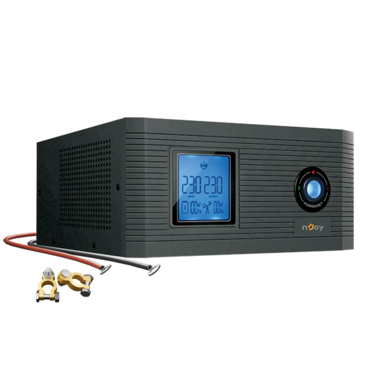 NJOY UPCSTLP812HAICP01B Aira 1200 2x Schuko Line-interaktiv USB-soros #1