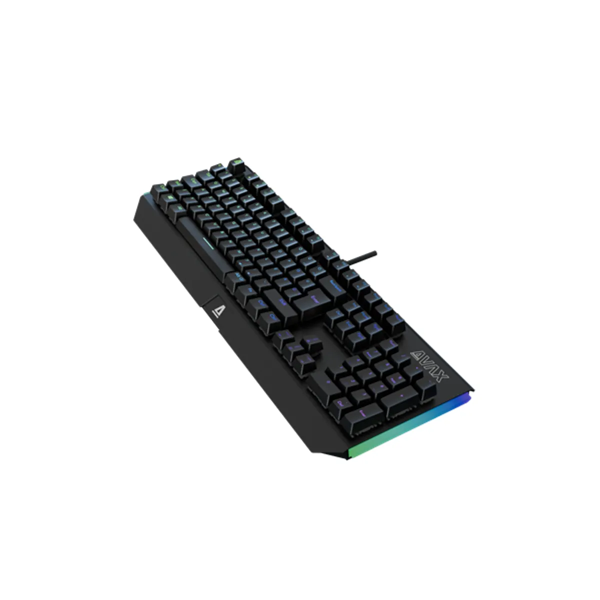 AVAX AVAX_FS01R FS01R Alumíniumvázas mechanikus billentyűzet Outemu piros kapcsolók, 3-5 pin, hot-swappable, magyar kiosztás, RGB 8 szín #3