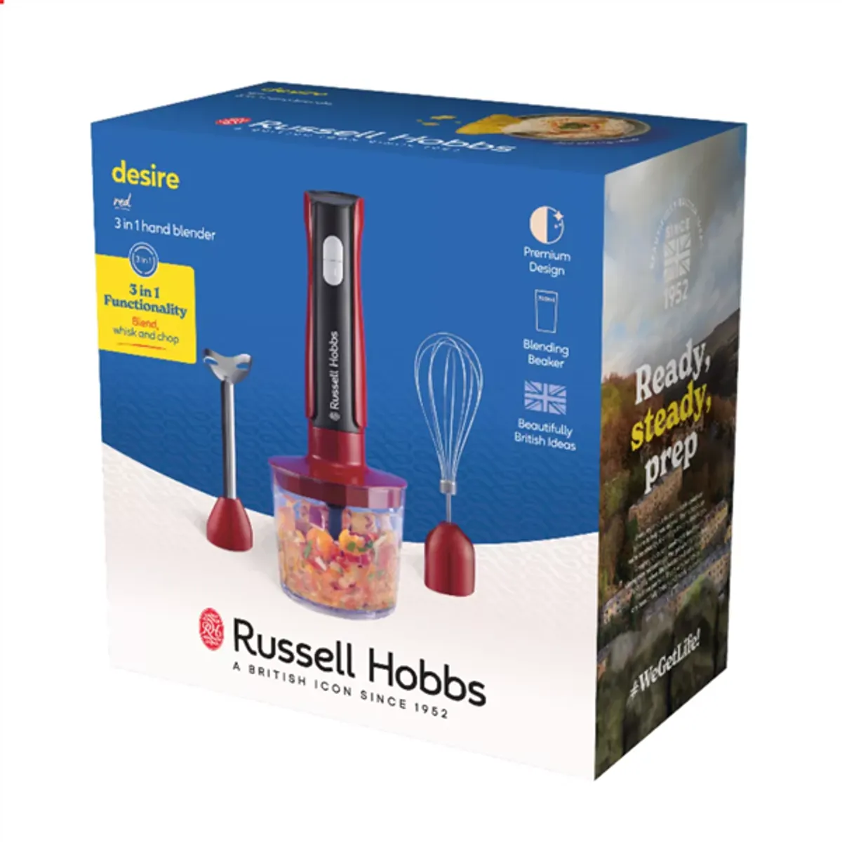 RUSSELL HOBBS 27140-56 Desire Red 3 az 1-ben botmixer #3
