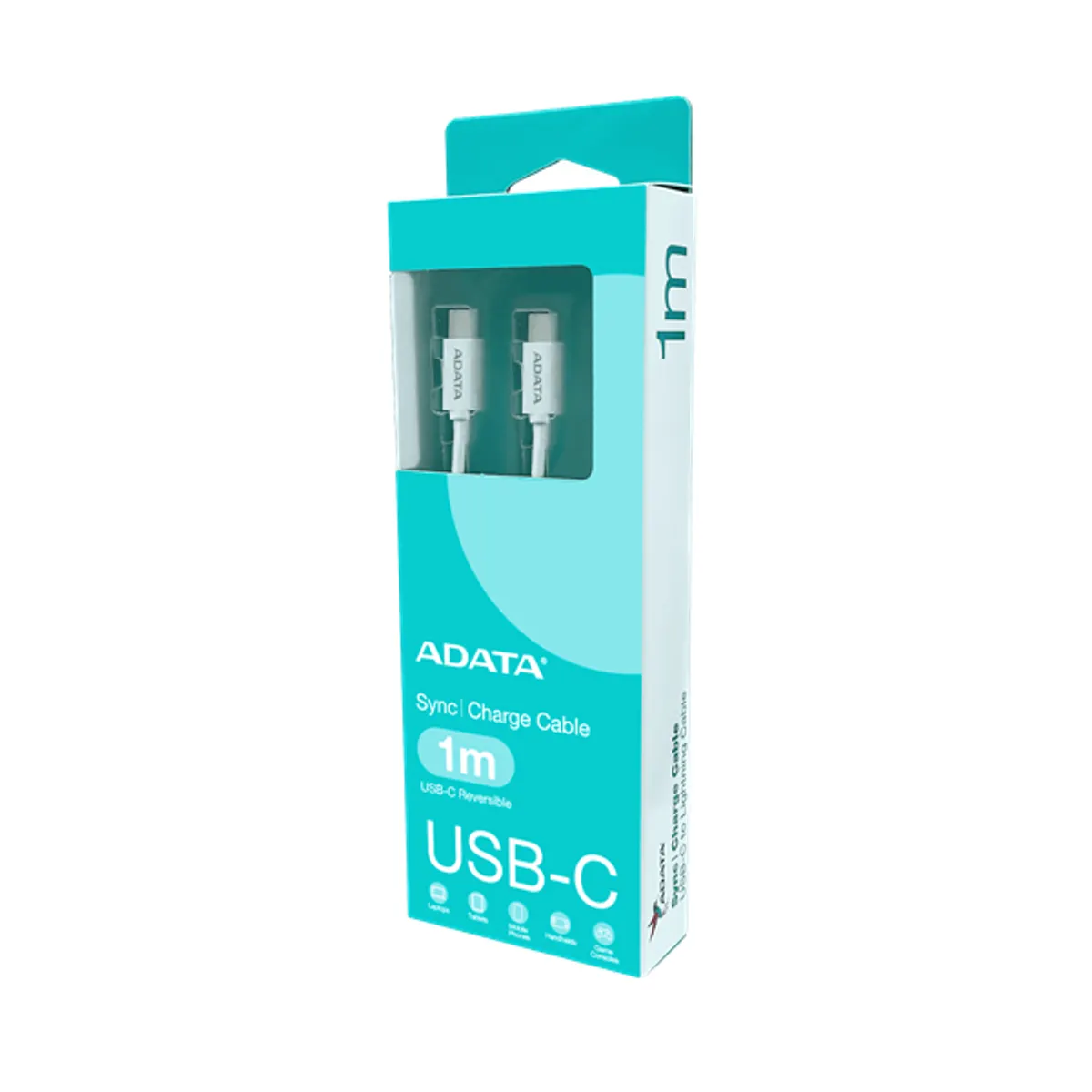 ADATA CACC-100PN-WH USB Type-C kábel 1m fehér #1