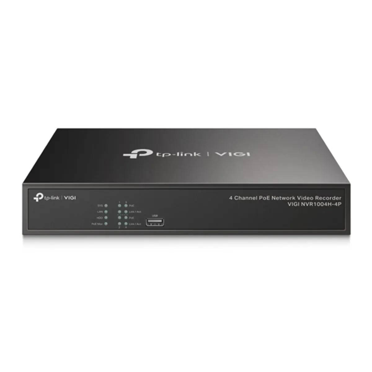 TP-LINK VIGI NVR1004H-4P NVR rögzítő 4 csatornás PoE hálózati videórögzítő #1