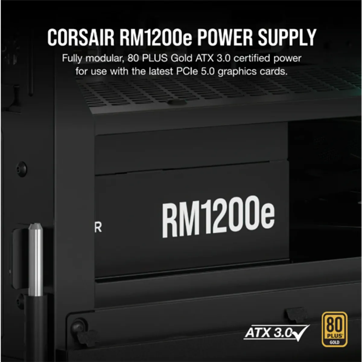 Corsair CP-9020258-EU RM1200e 1200W 80-Gold Teljesen moduláris Zéró RPM üzemmód #2