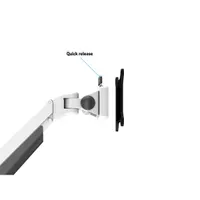 Multibrackets 7350022737150 M VESA gázemelő kar egyes 15-34" Fehér 10 kg VESA 75x75,100x100 #9