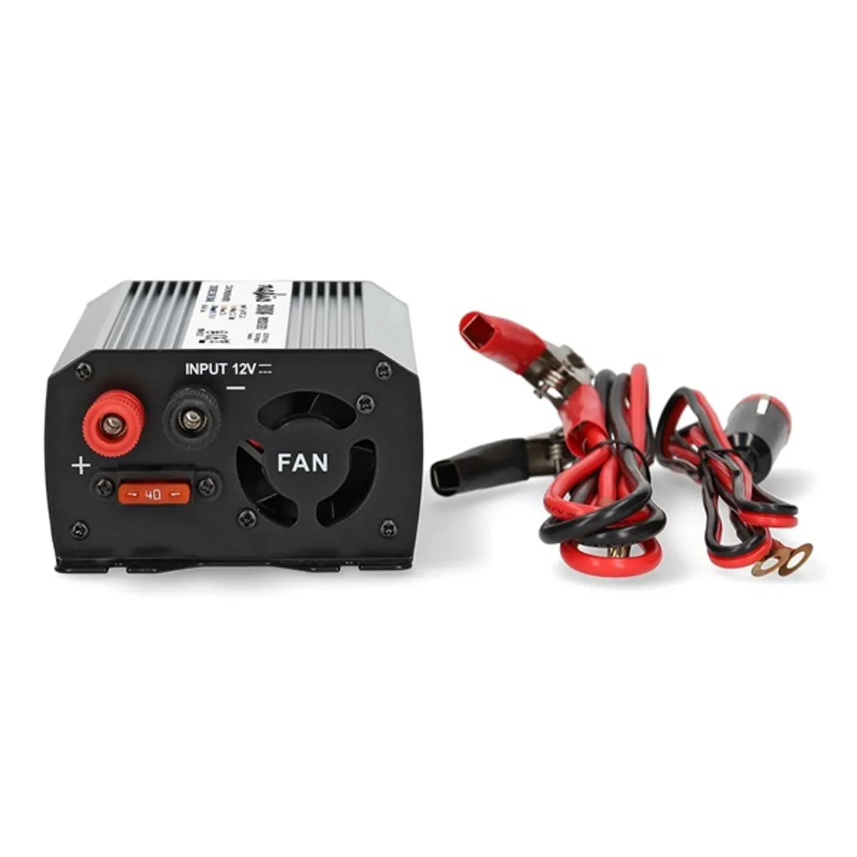Nedis PIM30012FGY inverter módosított szinusz 12 V DC bemenet 230 V AC kimenet usb porttal 300 W 600 W csúcs #2