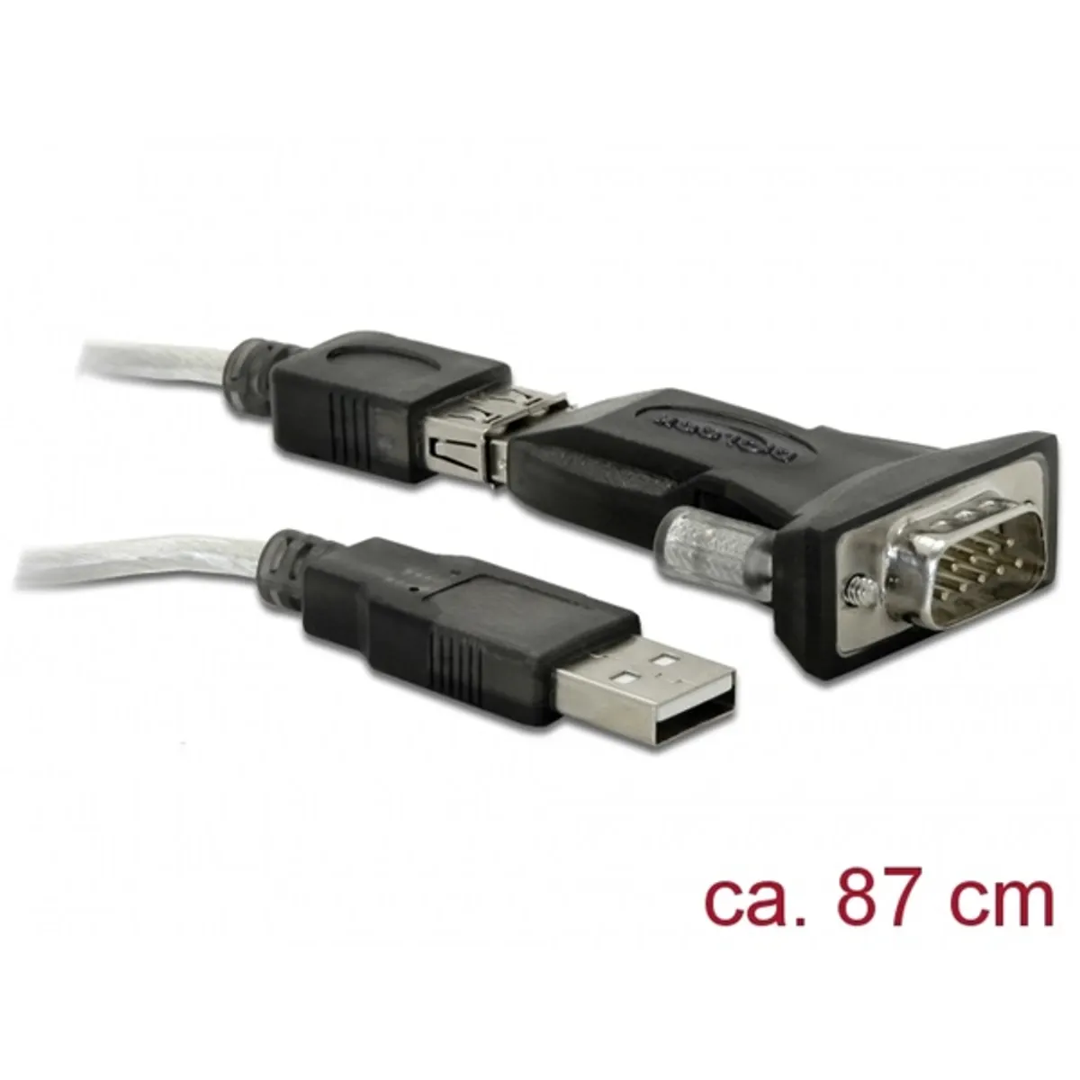 Delock 61425 usb 2.0 usb-a soros adapter db9 rs-232 #1